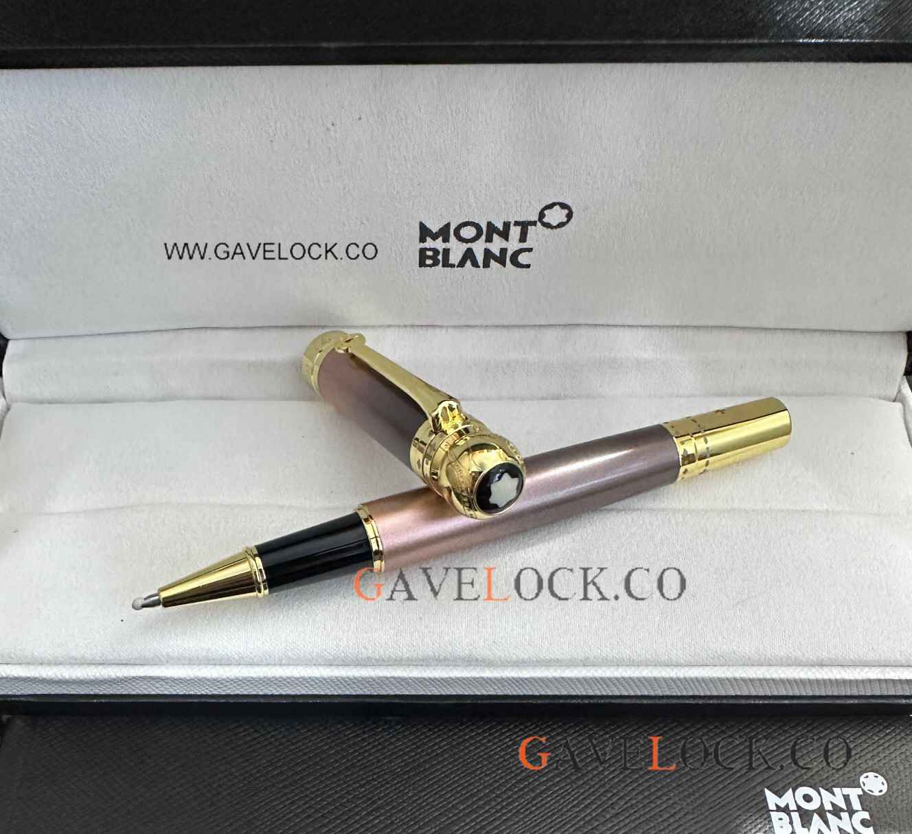 Clone Montblanc Limited Edition Joseph Ii 4810 Roller Ball Pen Gold Trim